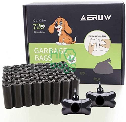 Extra Thick and Strong Guaranteed Leak-Proof Pet Waste Bags with 2 Dispenser Dog Poop Bag M